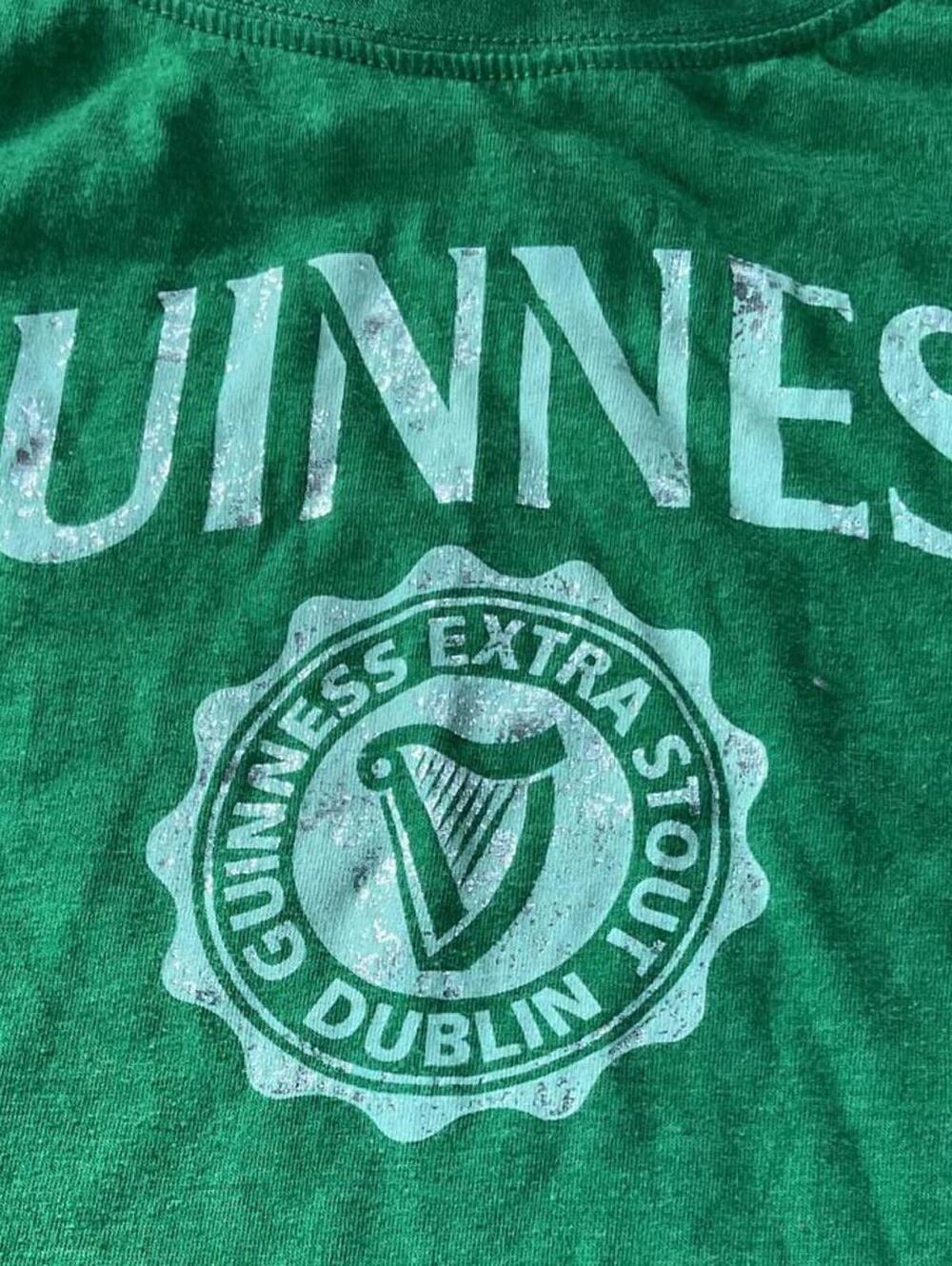 Green Guinness Extra Stout T-Shirt Size S - Picture 2 of 4